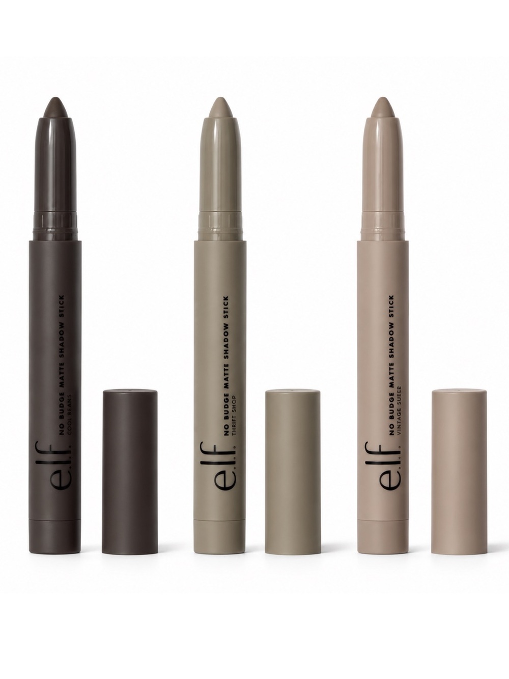ELF No Budge Matte Shadow Stick Trio 1.6g X 3 BRAND NEW IN BOX